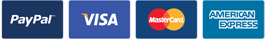 Paypal Visa MasterCard American Express