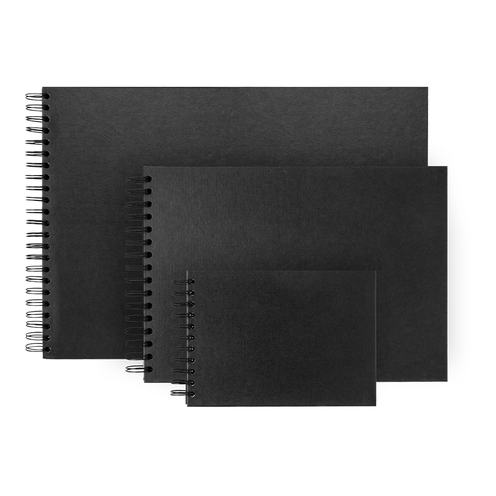 Black Card Book: A4 Black Card Book: A4