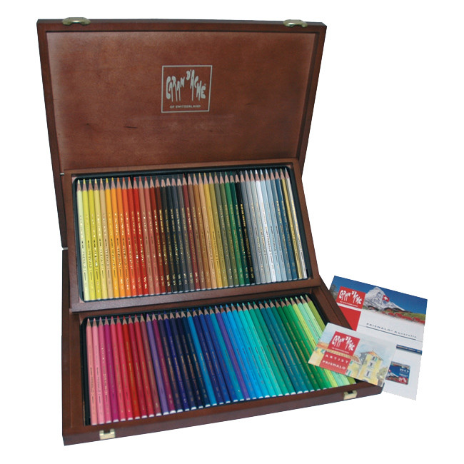 Caran dAche Supracolor Soft Pencils Wooden Box of 80 Caran dAche Supracolor Soft Pencils Wooden Box of 80