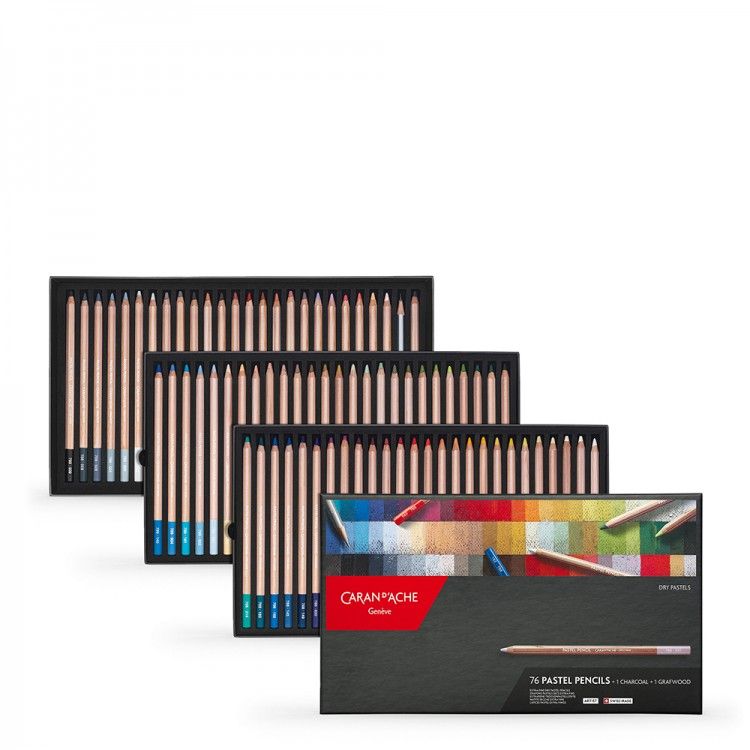 Caran dAche Pastel Pencils Set of 76 Caran dAche Pastel Pencils Set of 76