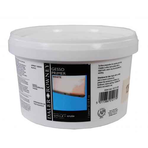 Daler Rowney White Gesso Primer 1litre