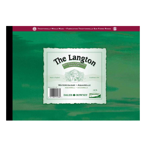 Daler Rowney Langton Watercolour Pad 140lbs Cold Pressed/NOT: A3 Daler Rowney Langton Watercolour Pad 140lbs Cold Pressed/NOT: A3
