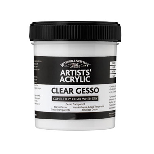 Winsor & Newton Artists Acrylic Clear Gesso Primer 225ml