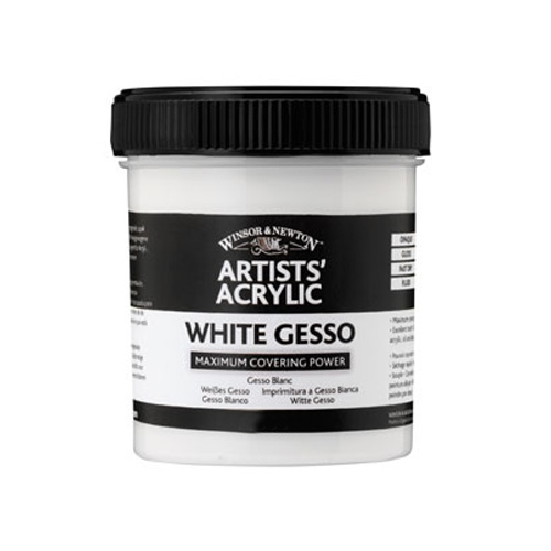 Winsor & Newton Artists Acrylic White Gesso Primer 225ml
