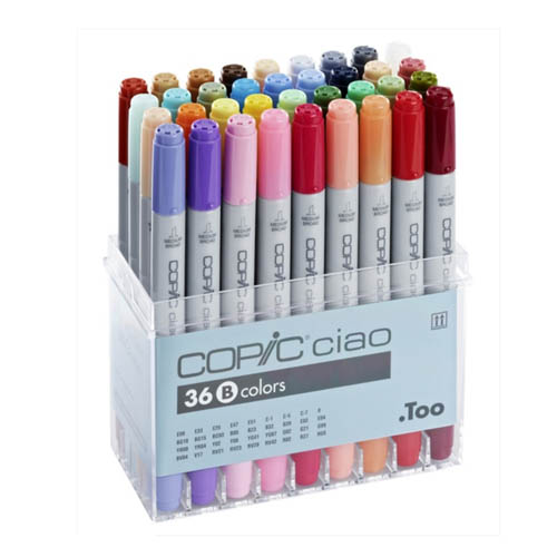 Copic Ciao Markers 36 Piece Set B Copic Ciao Markers 36 Piece Set B
