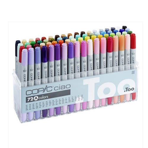 Copic Ciao Markers 72 Piece Set A Colours Copic Ciao Markers 72 Piece Set A Colours