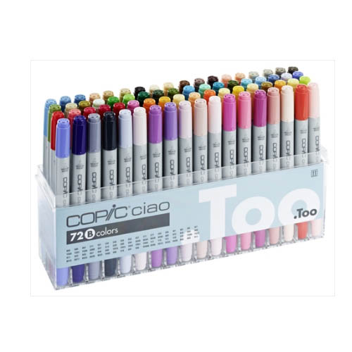 Copic Ciao Markers 72 Piece Set B Colours Copic Ciao Markers 72 Piece Set B Colours