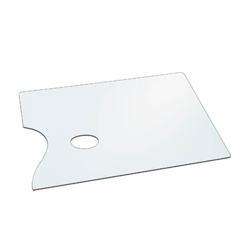 Plastic Palette Rectangular 38x28cm Flat