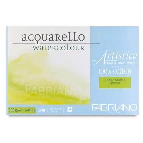 Fabriano Artistico Block 300gsm/140lb Rough: 5x7in