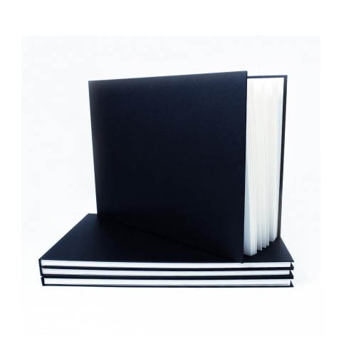 Seawhite Black Cloth Casebound Landscape Sketchbook