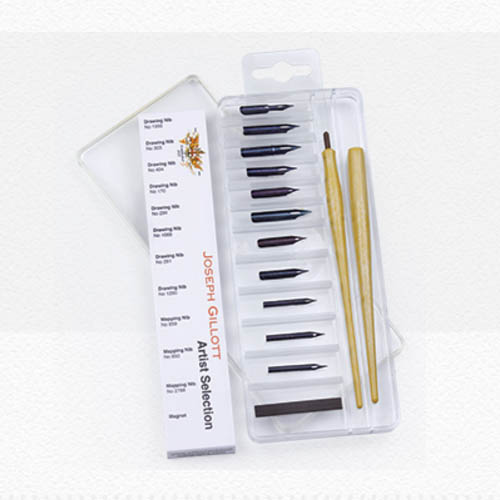 Joseph Gillot Artist Dip Pen Selection Set