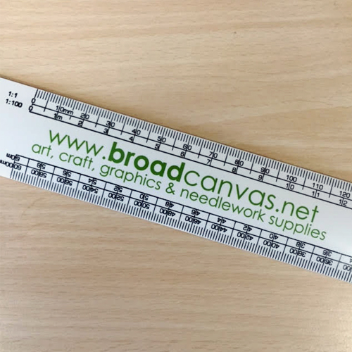 Broad Canvas Scale Rule