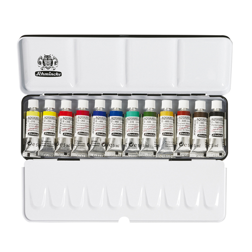 Schmincke Horadam Water Colour 12 Tube Set