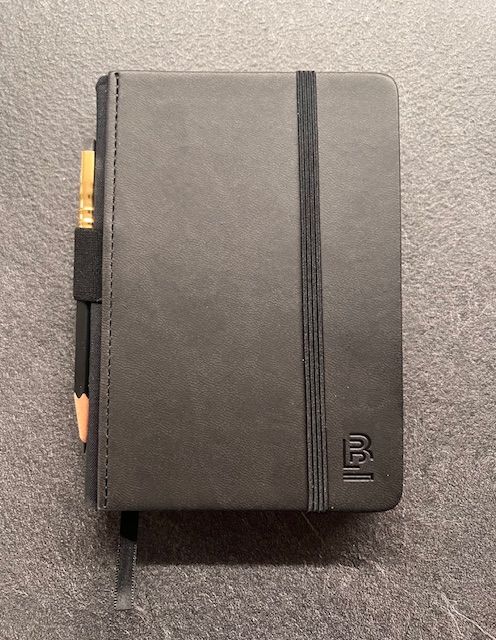 Blackwing Slate A6 Notebook + Pencil [Black] - Plain Paper