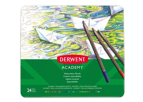 Derwent Academy Watercolour Tin Set of 24 Derwent Academy Watercolour Tin Set of 24