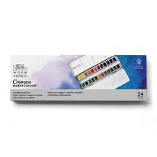 Winsor & Newton Cotman Metal Sketchers Box 24 Half Pans