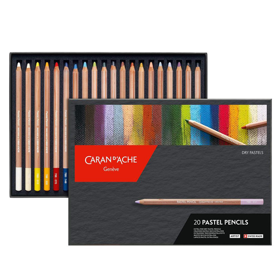 A smartly packaged box of Caran D'Ache Pencils