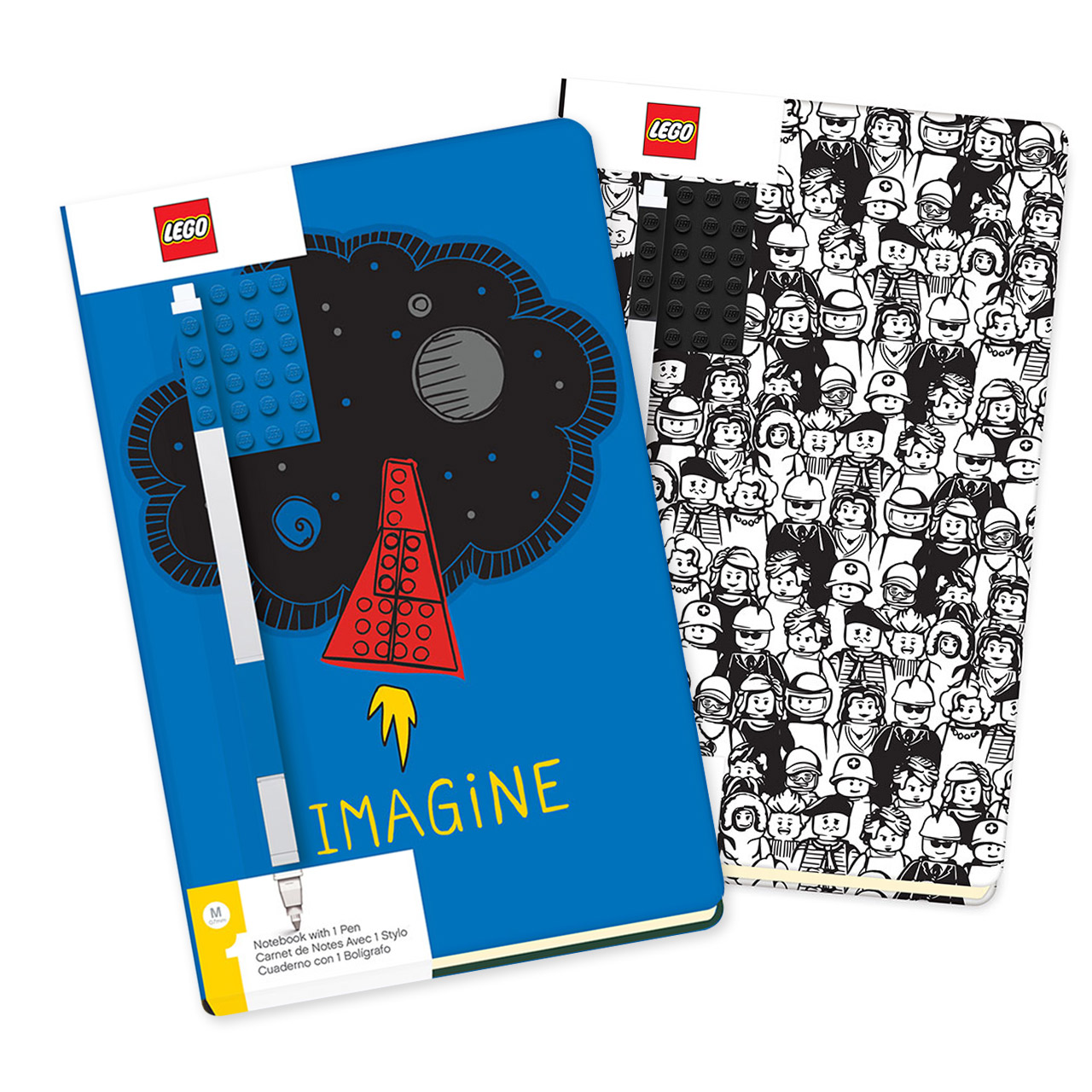 Lego 2.0 Journals with Gel Pen