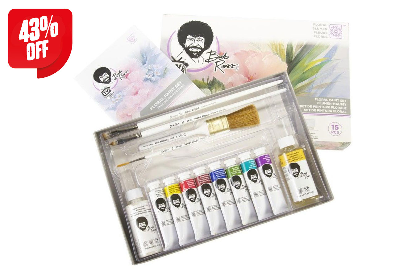 Bob Ross Floral Painting Set